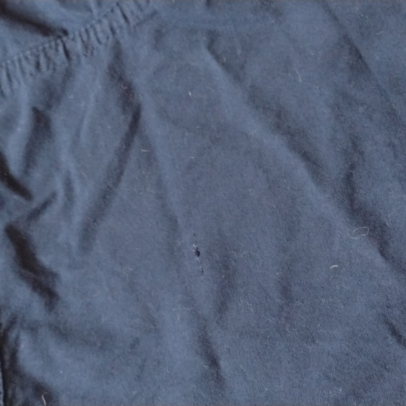 Navy Shirt Dress with Pretty Buttons - Picture 7 of 8